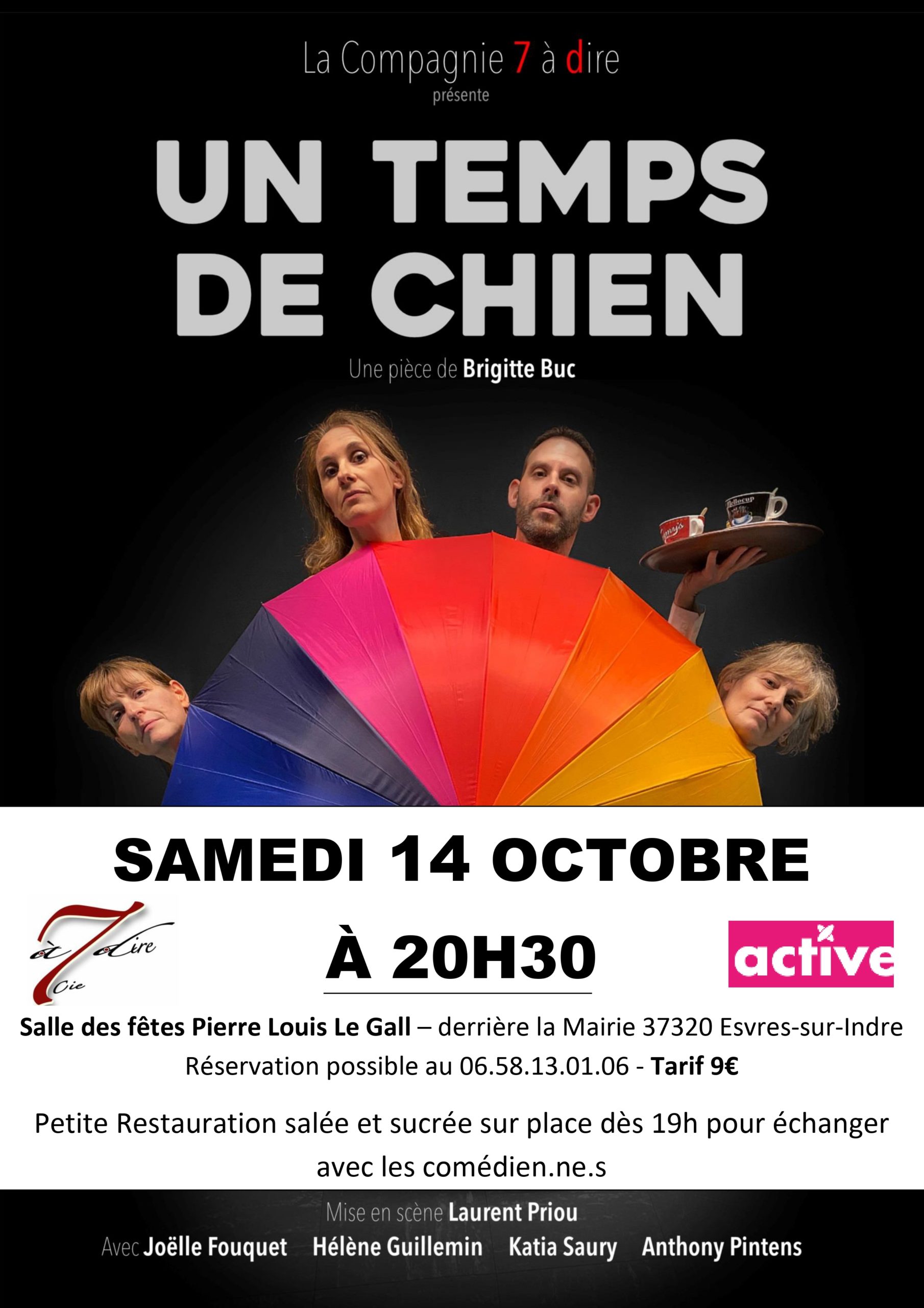affiche un temps de chien esvres