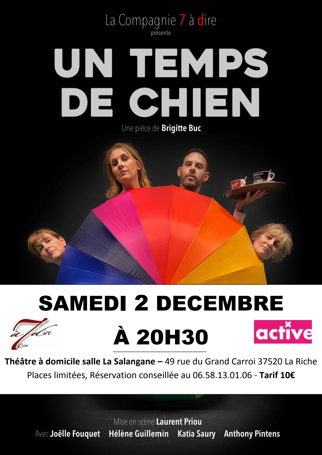 affiche un temps de chien la riche_2 décembre